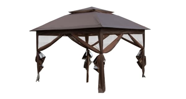 Marimex | Záhradný altánok Marimex Vista 3x3 m - hnedý | 10970572